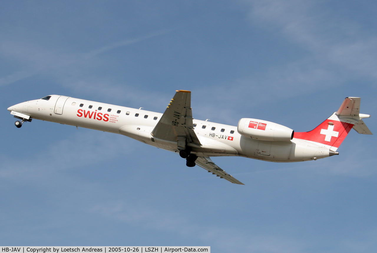 HB-JAV, Embraer EMB-145LU (ERJ-145LU) C/N 145574, Swiss