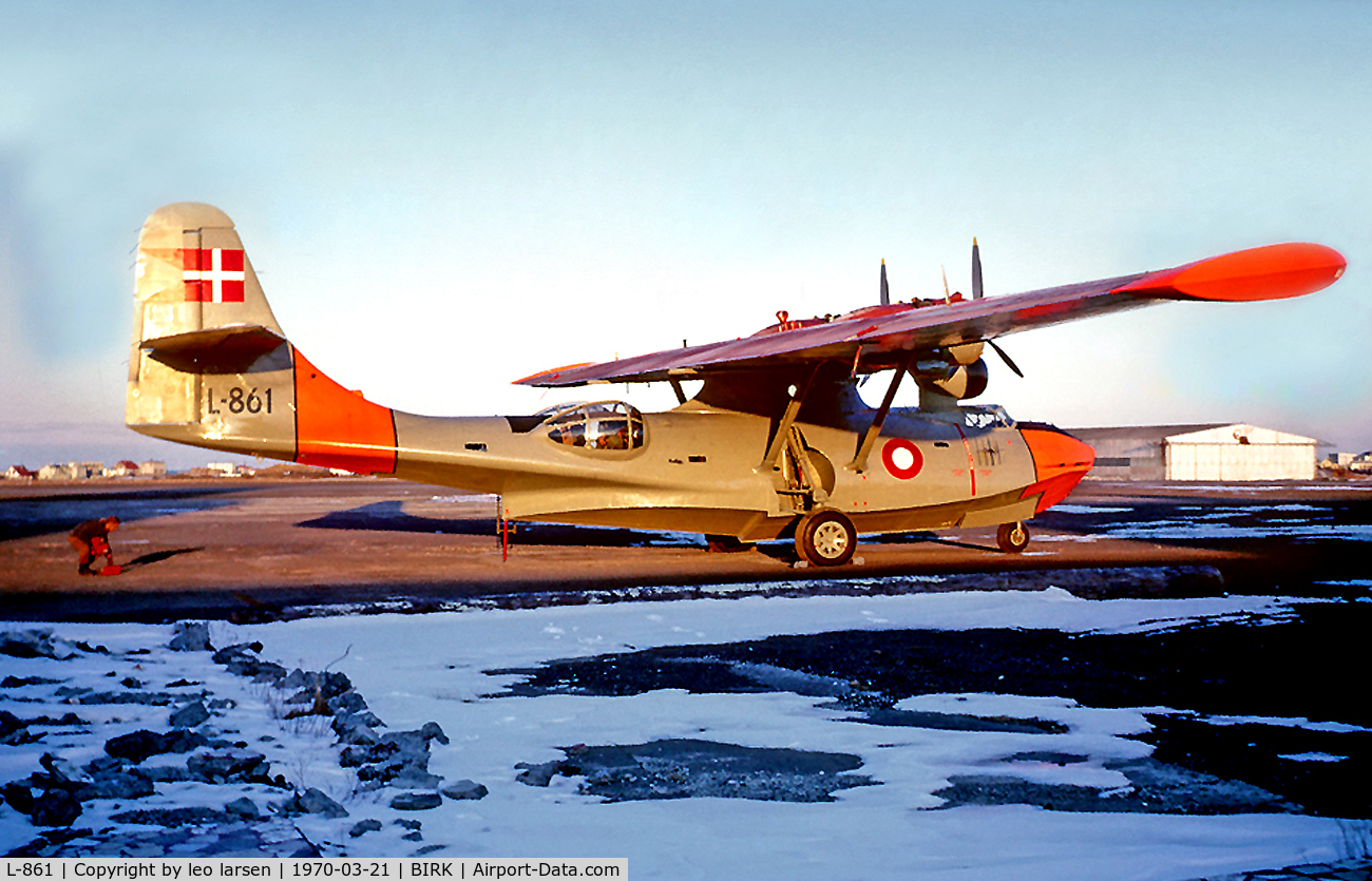 L-861, Consolidated PBY-6A Catalina C/N 2105, REK Reykjavik Iceland 21.3.70
