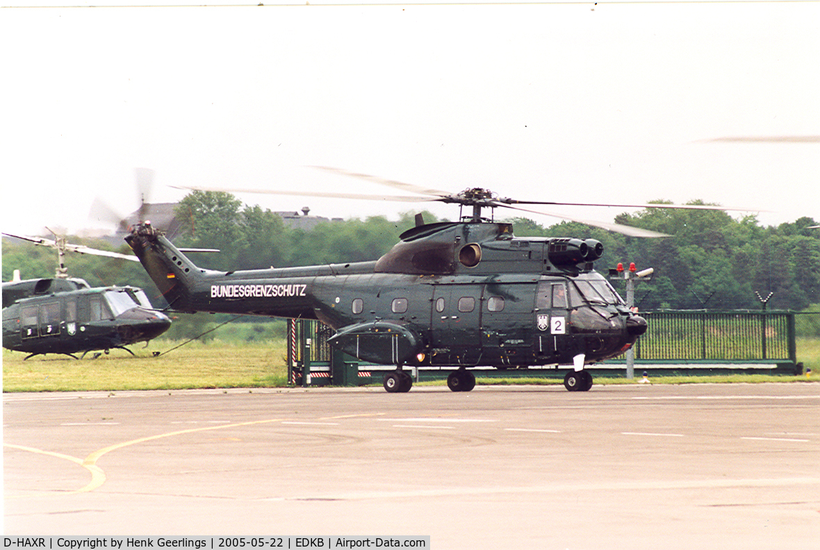 D-HAXR, Aerospatiale SA-330J Puma C/N 1553, 50 years BGS - German Border Patrol