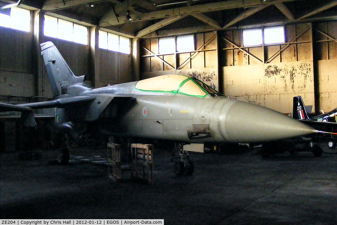 ZE204, 1986 Panavia Tornado F.3 C/N 569/AS024/3255, inside the Aircraft Maintenance & Storage Unit hangar