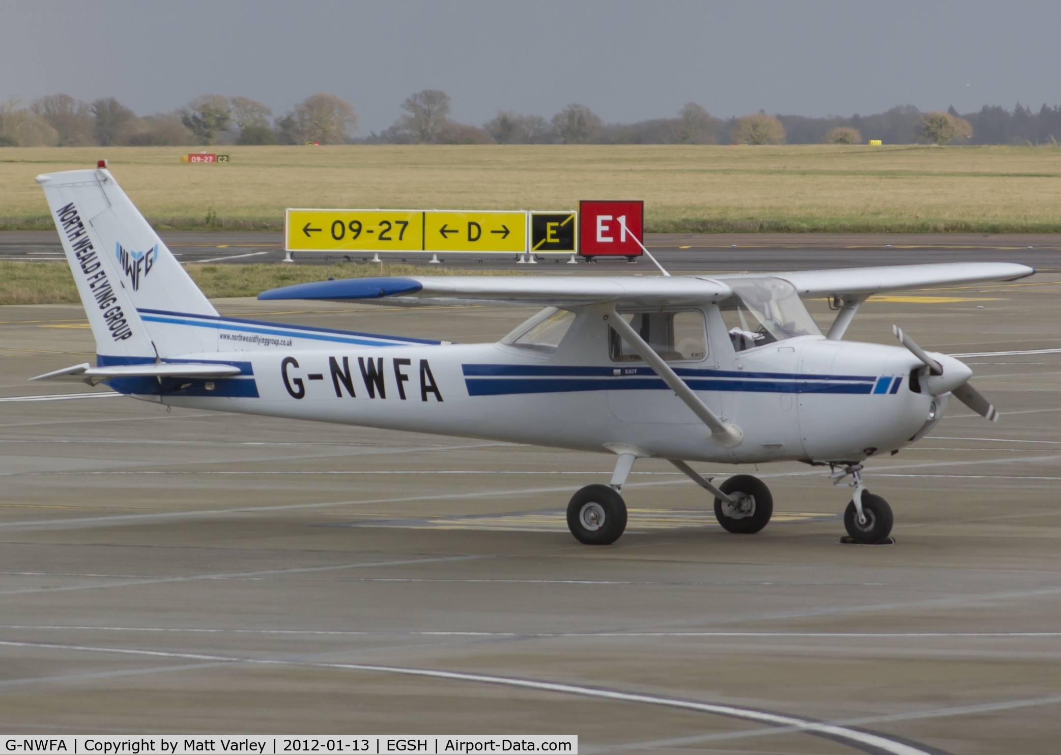 G-NWFA, 1975 Cessna 150M C/N 150-76736, Sat on stand at SaxonAir.