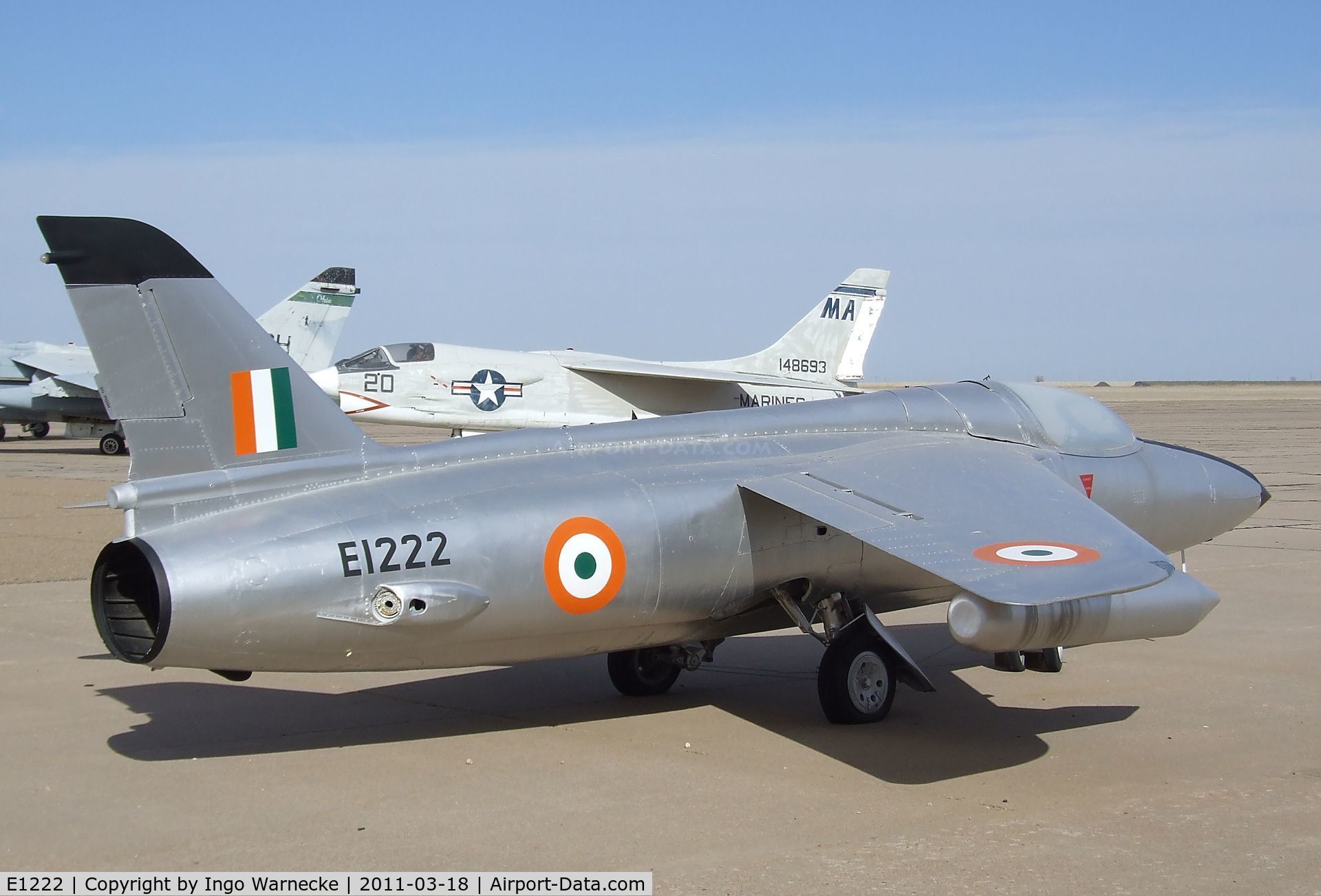 E1222, Hindustan Gnat F1 C/N Not found E1222, Folland (Hindustan) Gnat F1 (minus tailplanes) at the Mid-America Air Museum, Liberal KS