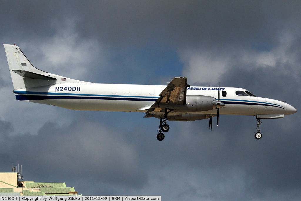 N240DH, Fairchild SA-227AT Merlin IVC C/N AT-602, visitor