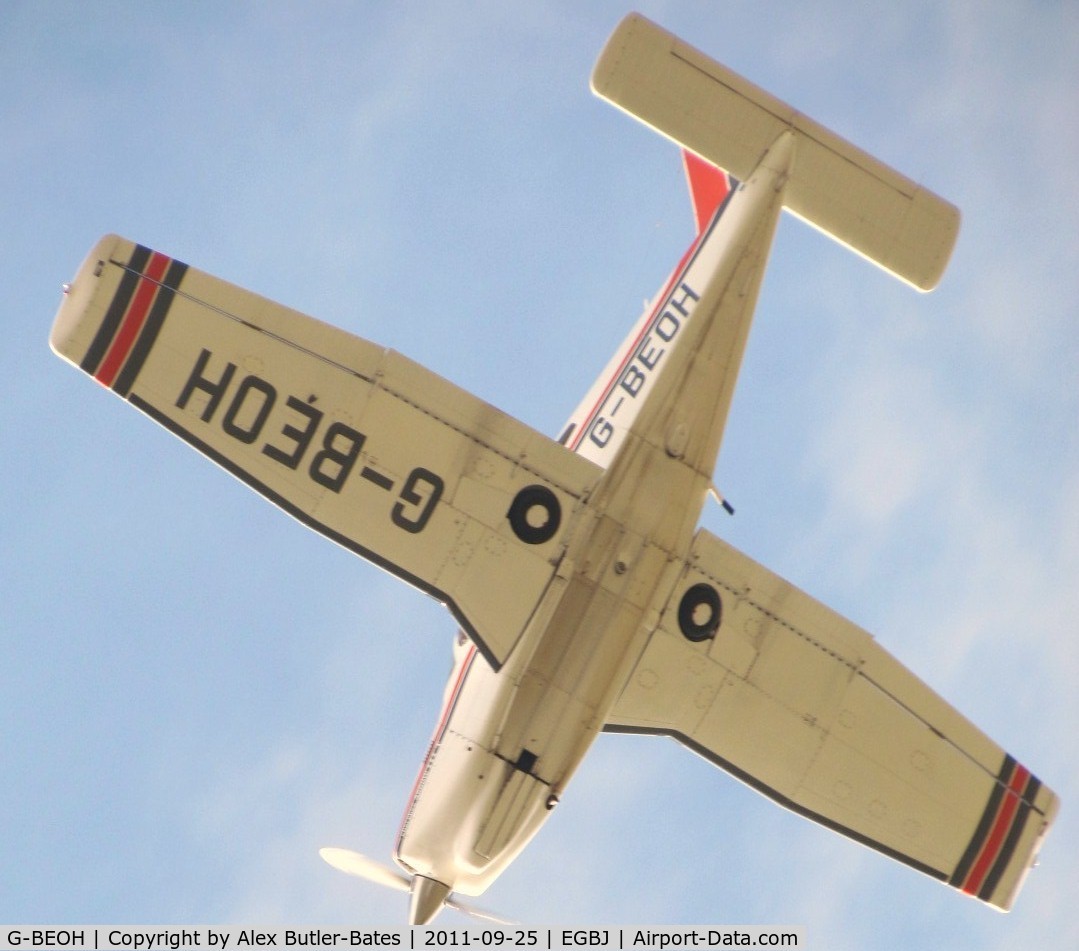 G-BEOH, 1977 Piper PA-28R-201T Cherokee Arrow III C/N 28R-7703038, 