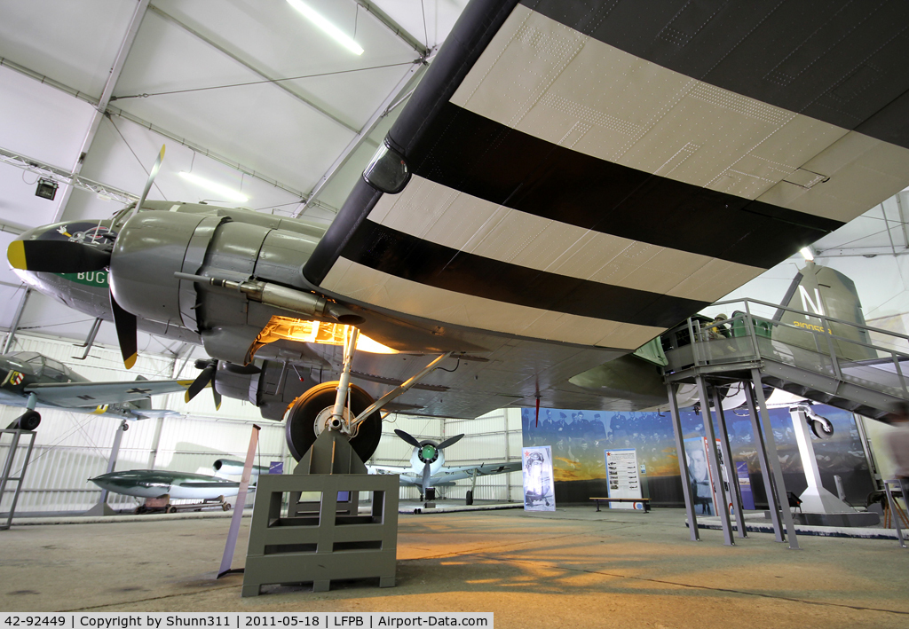 42-92449, 1944 Douglas C-47A-10-DK skytrain C/N 12251, Preserved @ Le Bourget Museum... Left side...