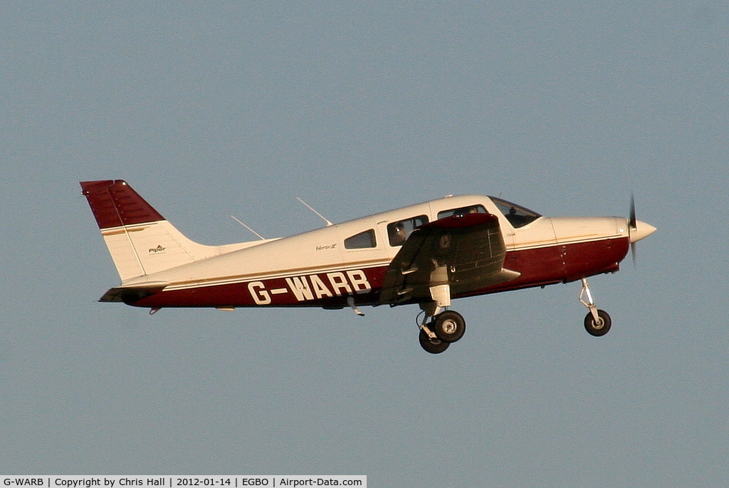 G-WARB, 1998 Piper PA-28-161 Cherokee Warrior III C/N 28-42034, O S F Ltd