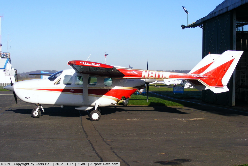 N80N, 1974 Cessna T337G Turbo Super Skymaster C/N P3370197, nice to see this Cessna 337 outside the hangar