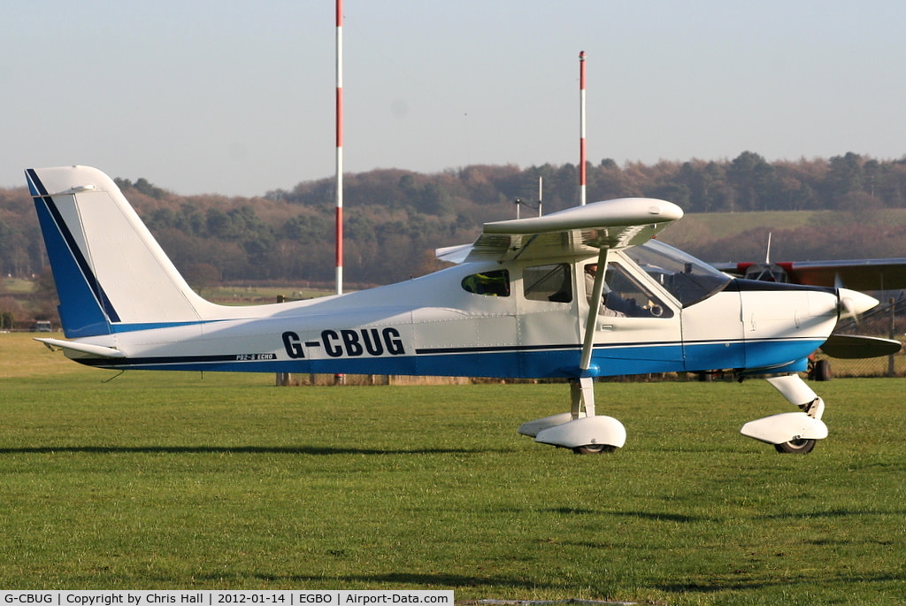 G-CBUG, 2002 Tecnam P-92EM Echo C/N PFA 318-13662, at the Icicle 2012 fly in
