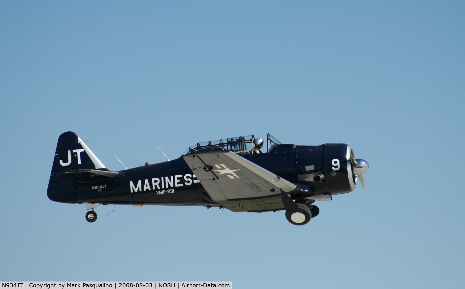 N934JT, 1942 North American SNJ-4 Texan C/N 88-12858, North American SNJ-4