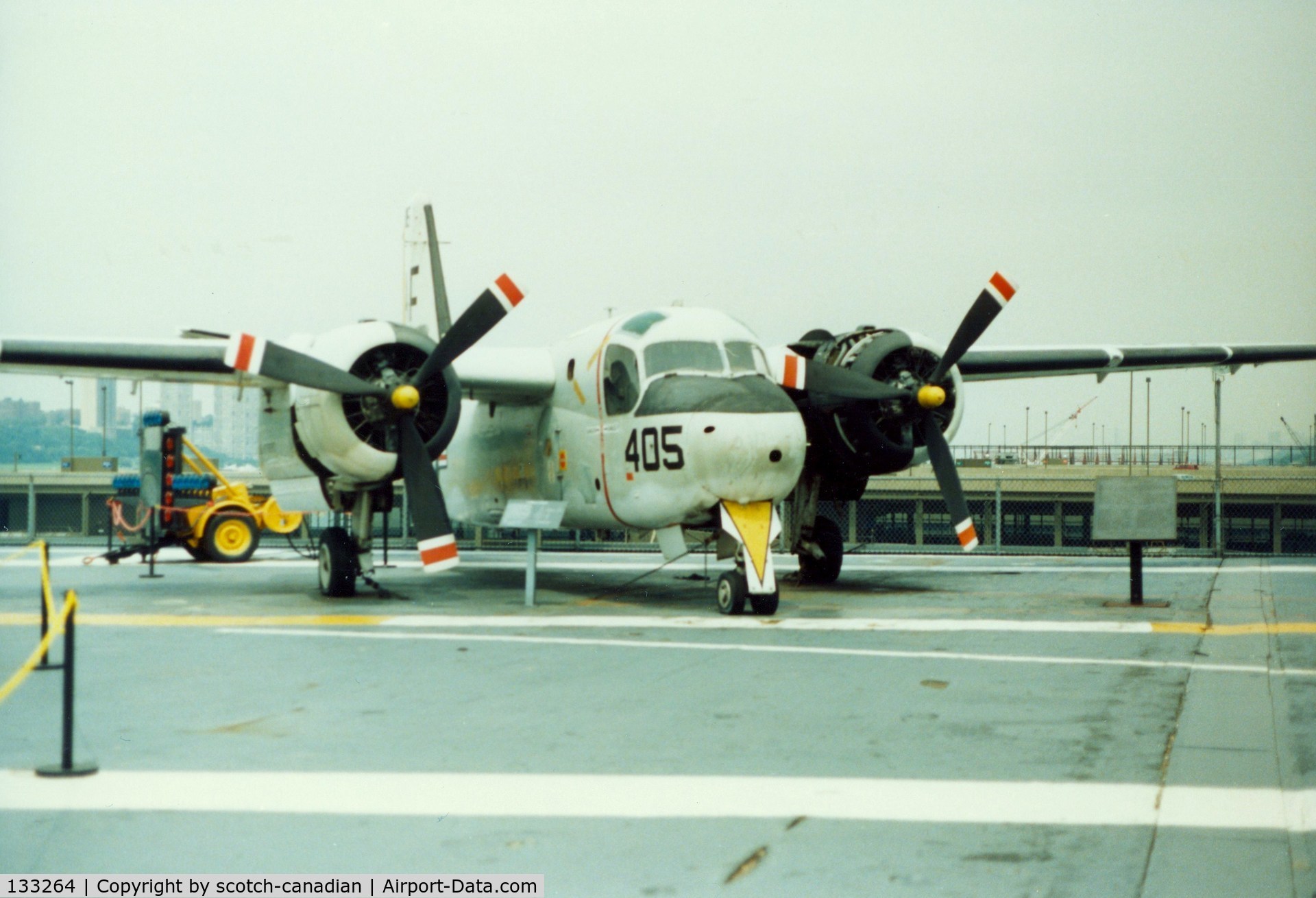 133264, Grumman TS-2A Tracker C/N 235, Grumman TS-2A Tracker S/N 133264 at the Intrepid Sea-Air-Space Museum, New York City, NY - circa early 1990's