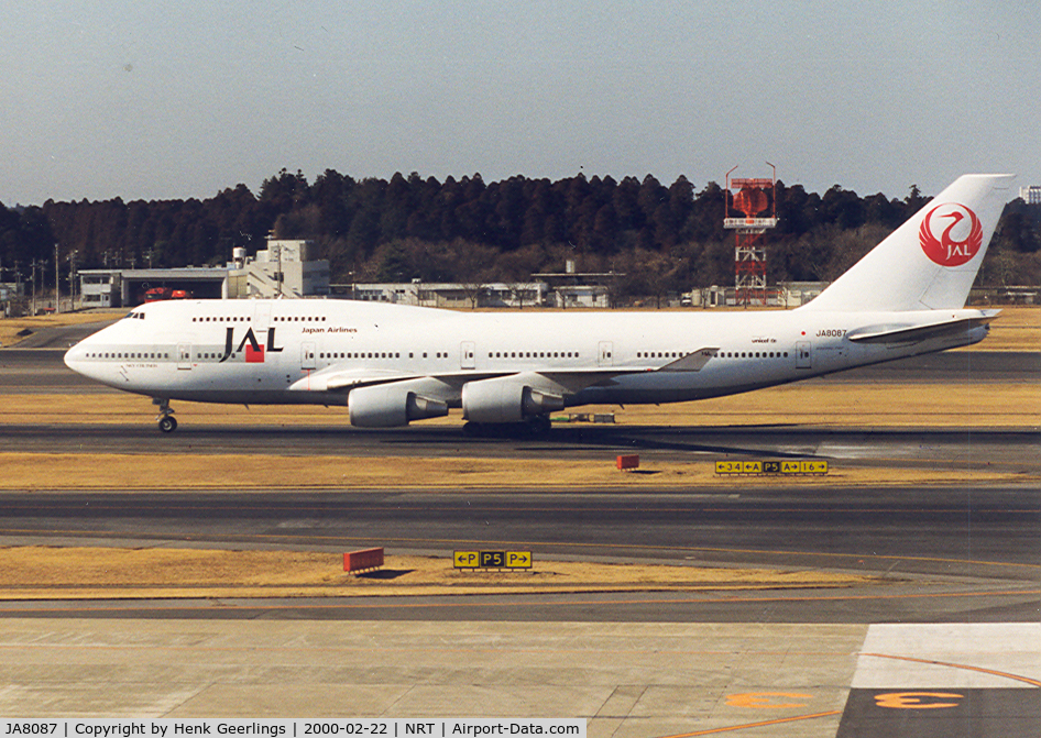 JA8087, 1992 Boeing 747-446 C/N 26346, Japan Airlines - JAL