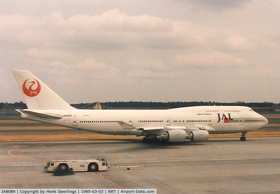 JA8089, 1992 Boeing 747-446 C/N 26342, Japan Airlines - JAL