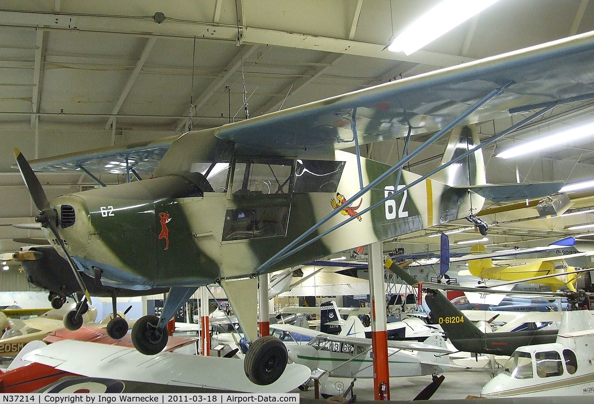 N37214, 1941 Interstate S-1A Cadet C/N 57, Interstate S-1A Cadet at the Mid-America Air Museum, Liberal KS