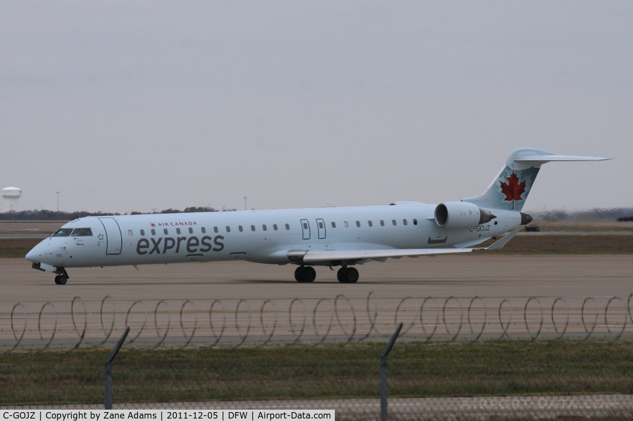 C-GOJZ, 2005 Canadair CRJ-705ER (CL-600-2D15) Regional Jet C/N 15053, Air Canada at DFW airport
