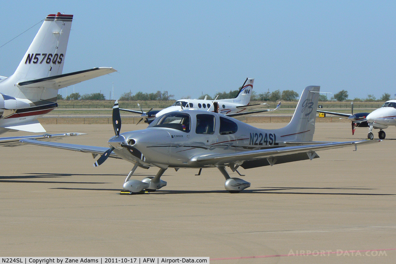 N224SL, 2008 Cirrus SR22 C/N 3052, At Alliance Airport - Fort Worth, TX