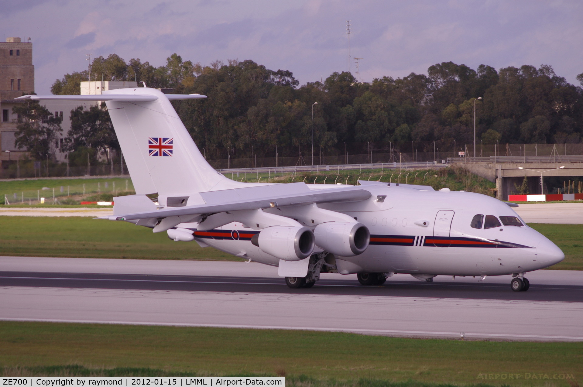 ZE700, 1984 British Aerospace BAe.146 CC.2 C/N E1021, Bae146 ZE700 of RAF on a short visit to Malta.