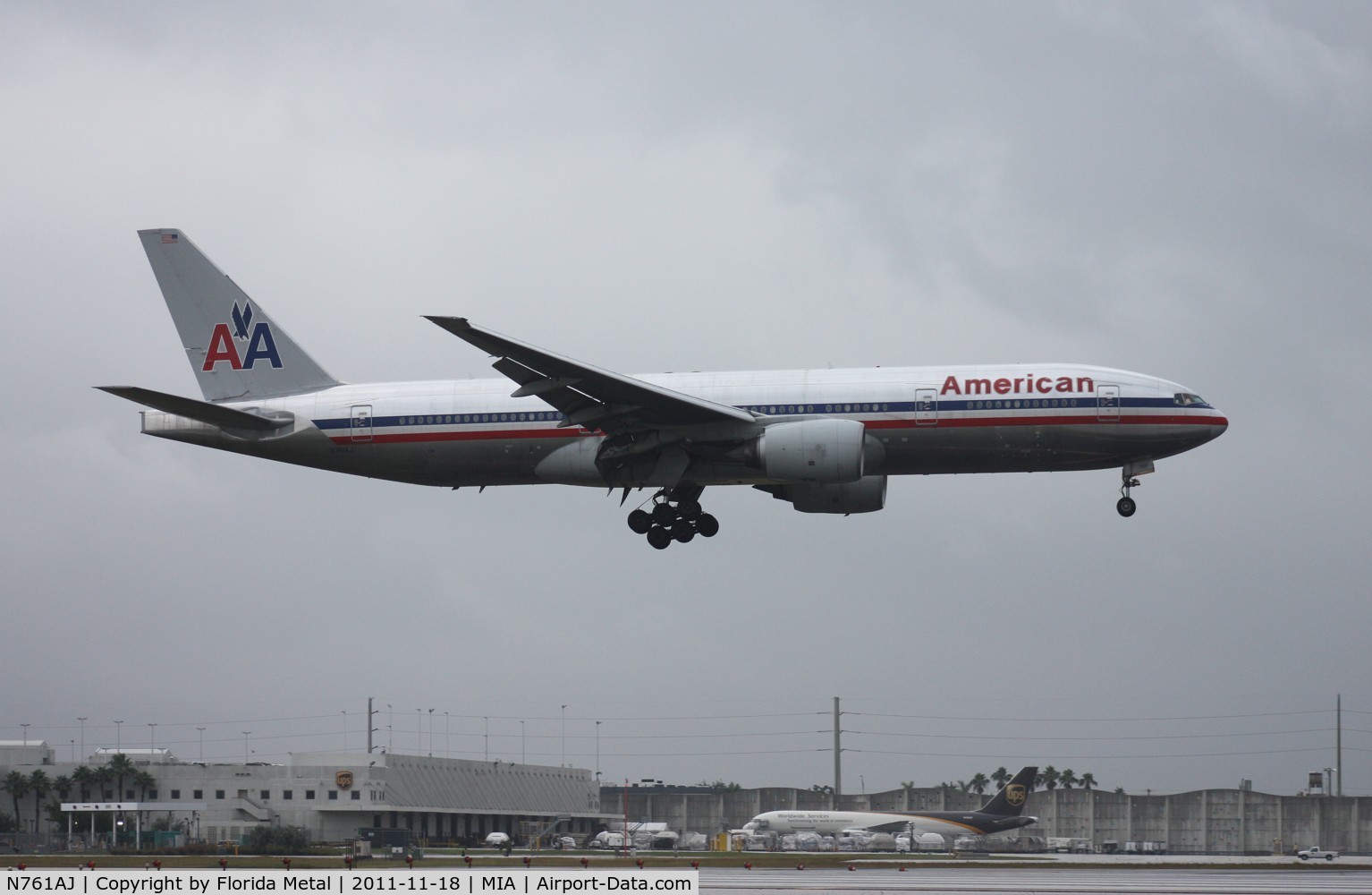 N761AJ, 2002 Boeing 777-223 C/N 31478, American 777