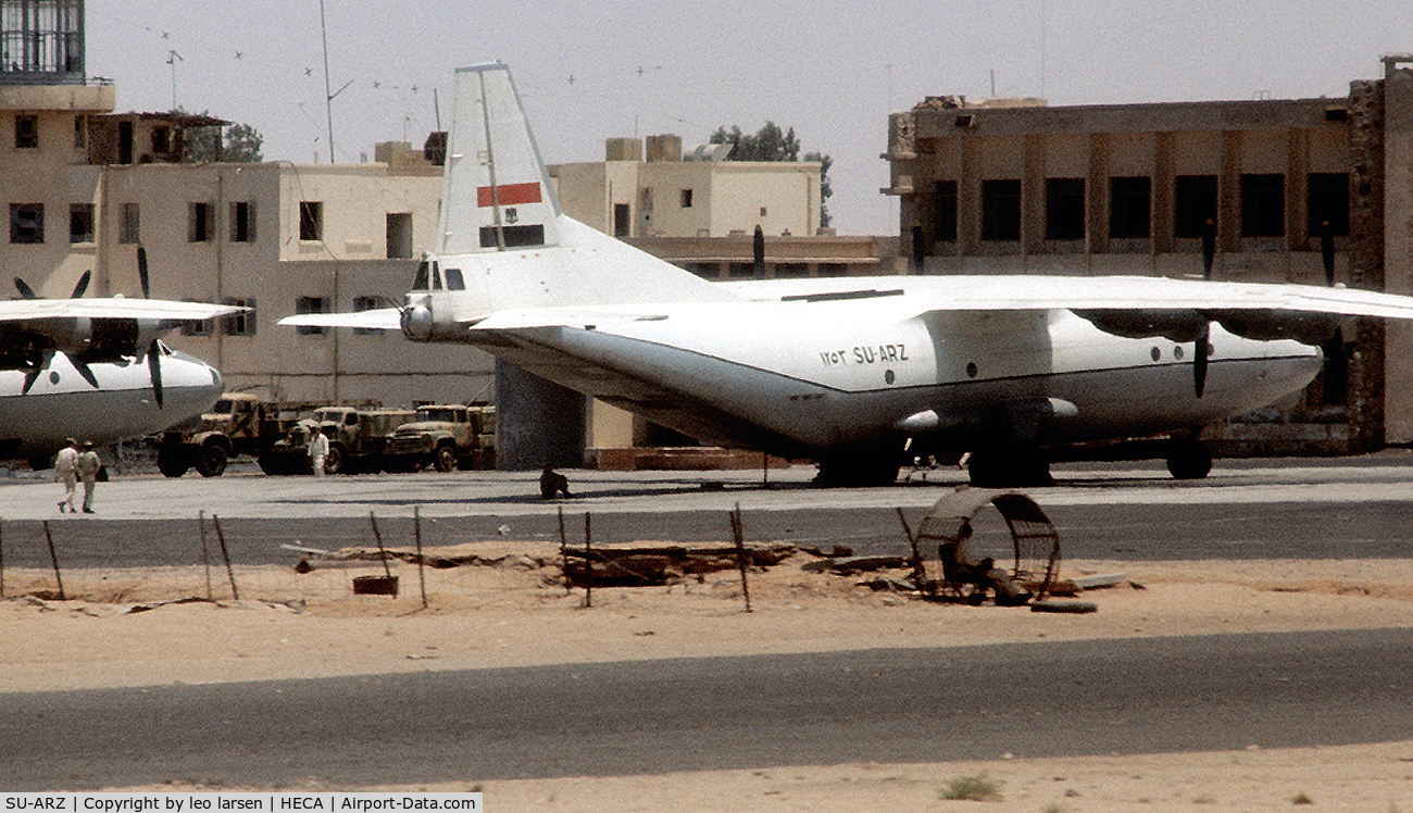 SU-ARZ, 1972 Antonov An-12BP C/N 83 02, Cairo 1975