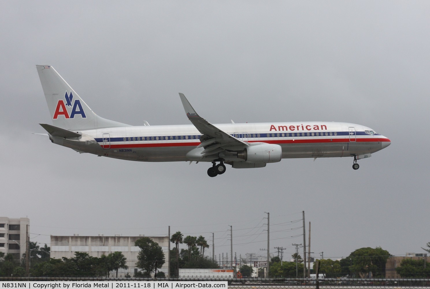 N831NN, 2010 Boeing 737-823 C/N 33211, American 737