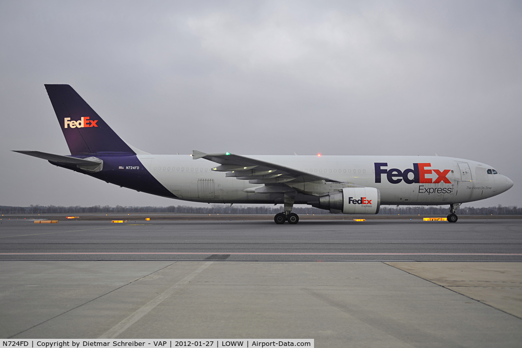 N724FD, 1989 Airbus A300B4-622R C/N 530, Fedex Airbus A300-600