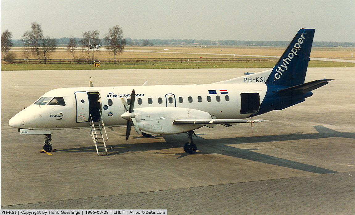 PH-KSI, 1990 Saab 340B C/N 340B-217, KLM Cityhopper