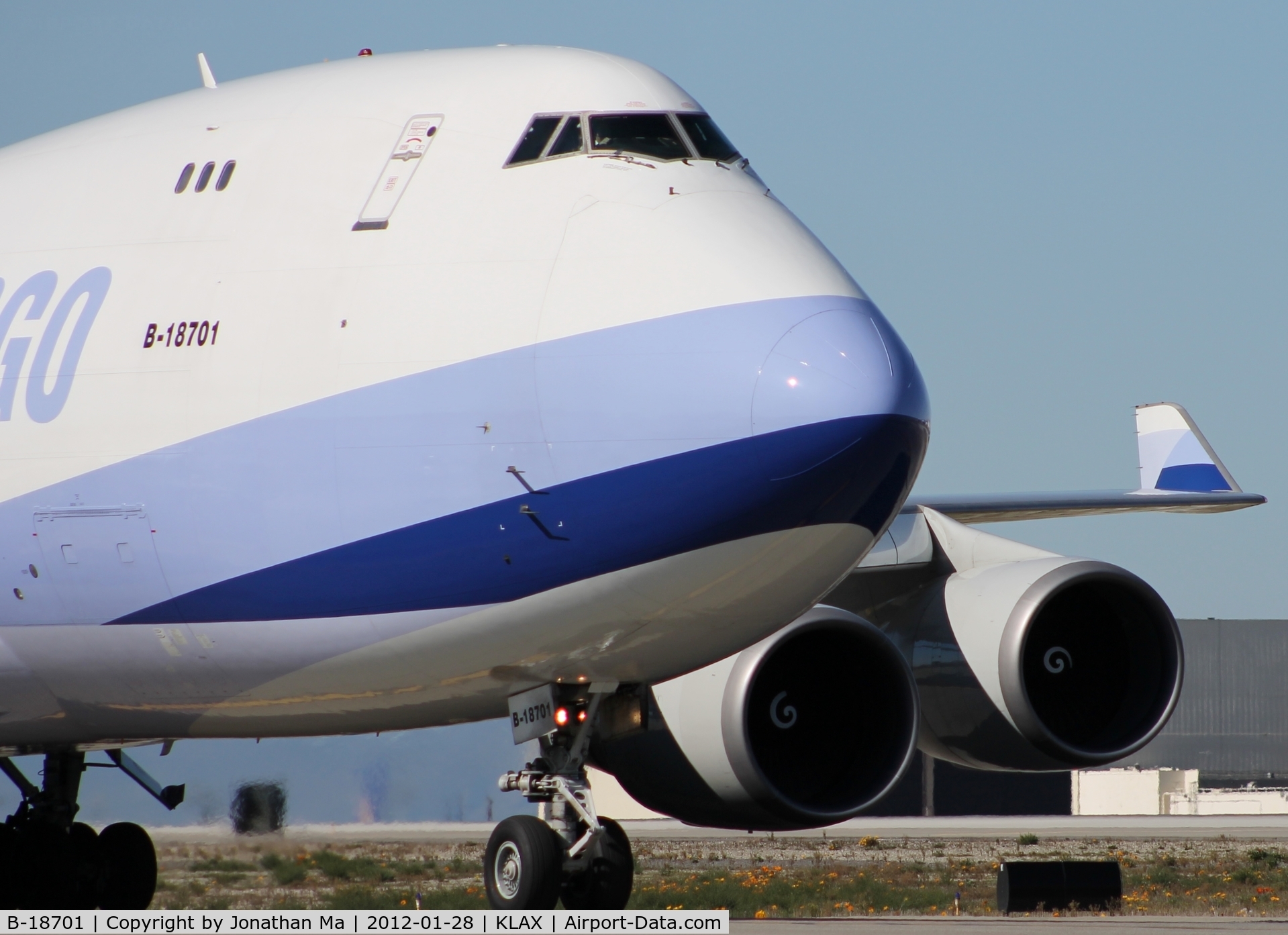 B-18701, 2000 Boeing 747-409F/SCD C/N 30759, Close up China Airlines Cargo 747