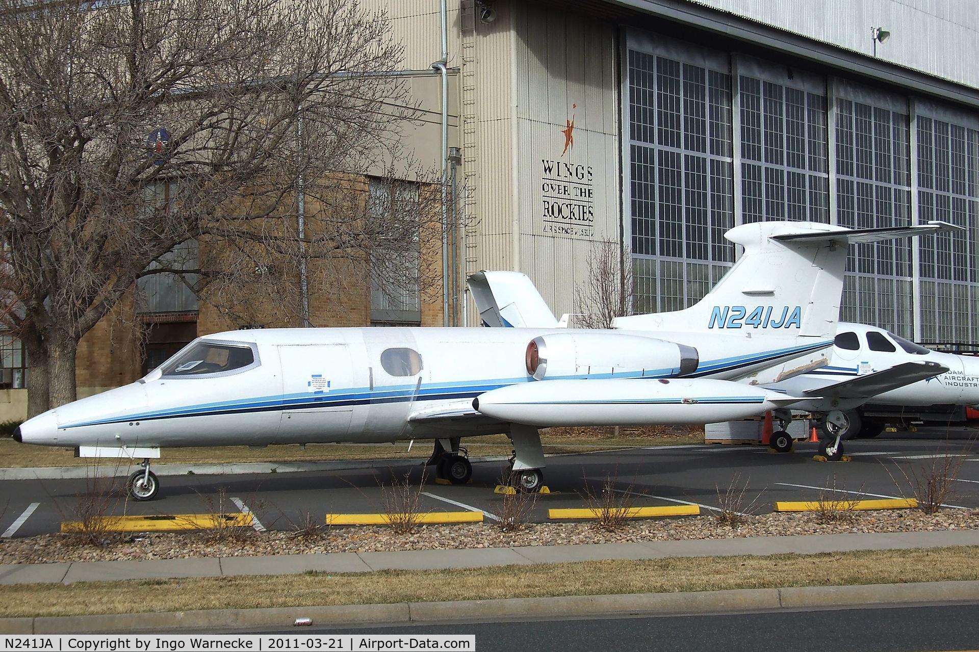 N241JA, 1966 Learjet 24 C/N 131, Learjet 24 at the Wings over the Rockies Air & Space Museum, Denver CO