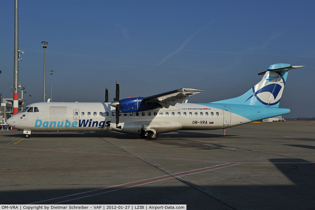 OM-VRA, 1993 ATR 72-202 C/N 373, Danube Wings ATR72