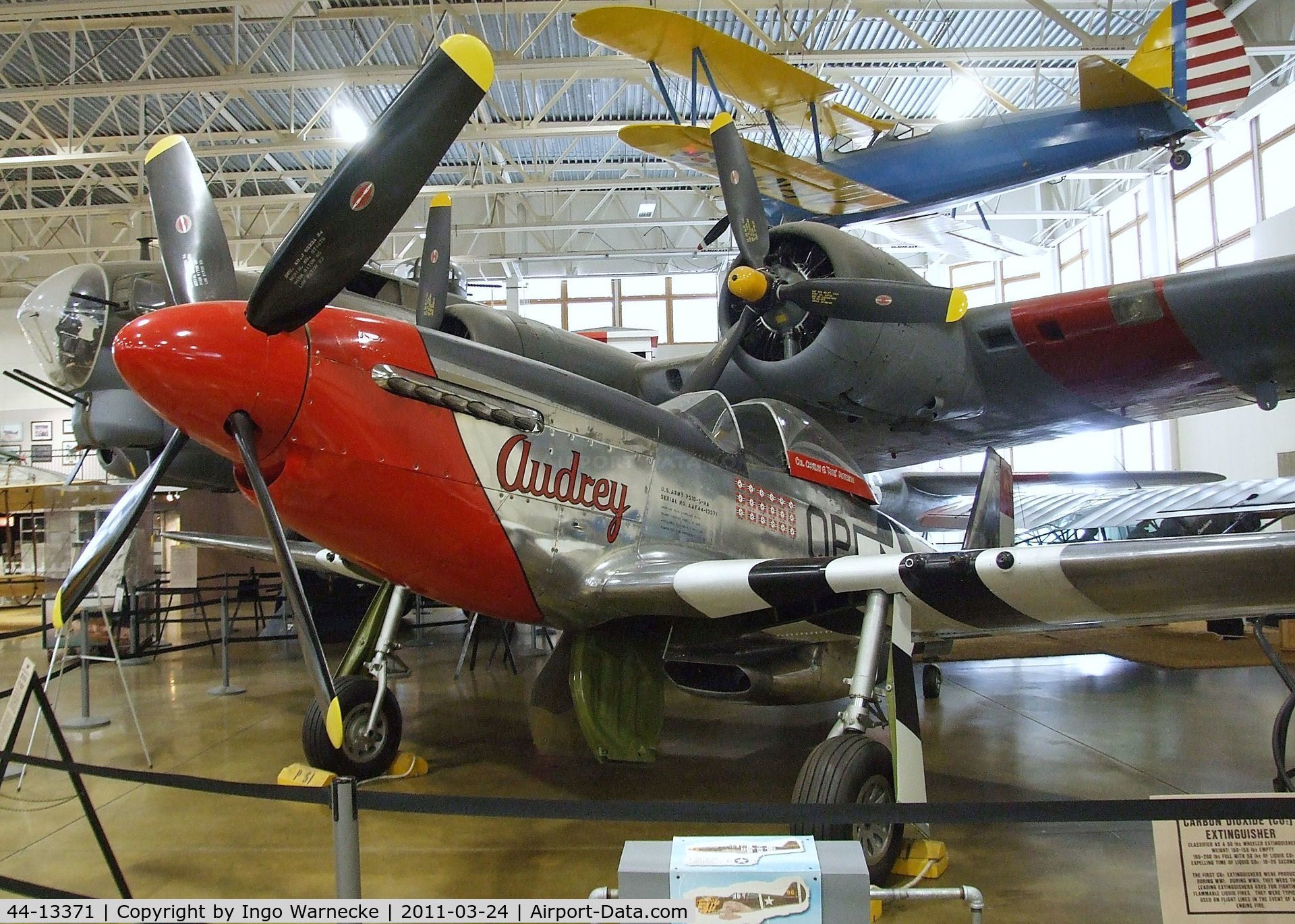 44-13371, North American P-51D Mustang C/N 118-27004, North American P-51D Mustang at the Hill Aerospace Museum, Roy UT