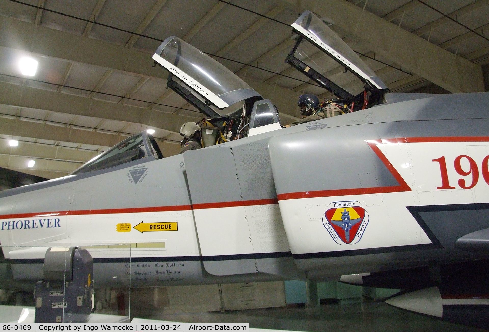 66-0469, 1966 McDonnell RF-4C Phantom II C/N 2632, McDonnell Douglas RF-4C Phantom II at the Hill Aerospace Museum, Roy UT