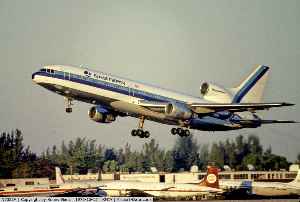 N332EA, 1975 Lockheed L-1011-385-1 TriStar 1 C/N 193A-1123, Eastern TriStar