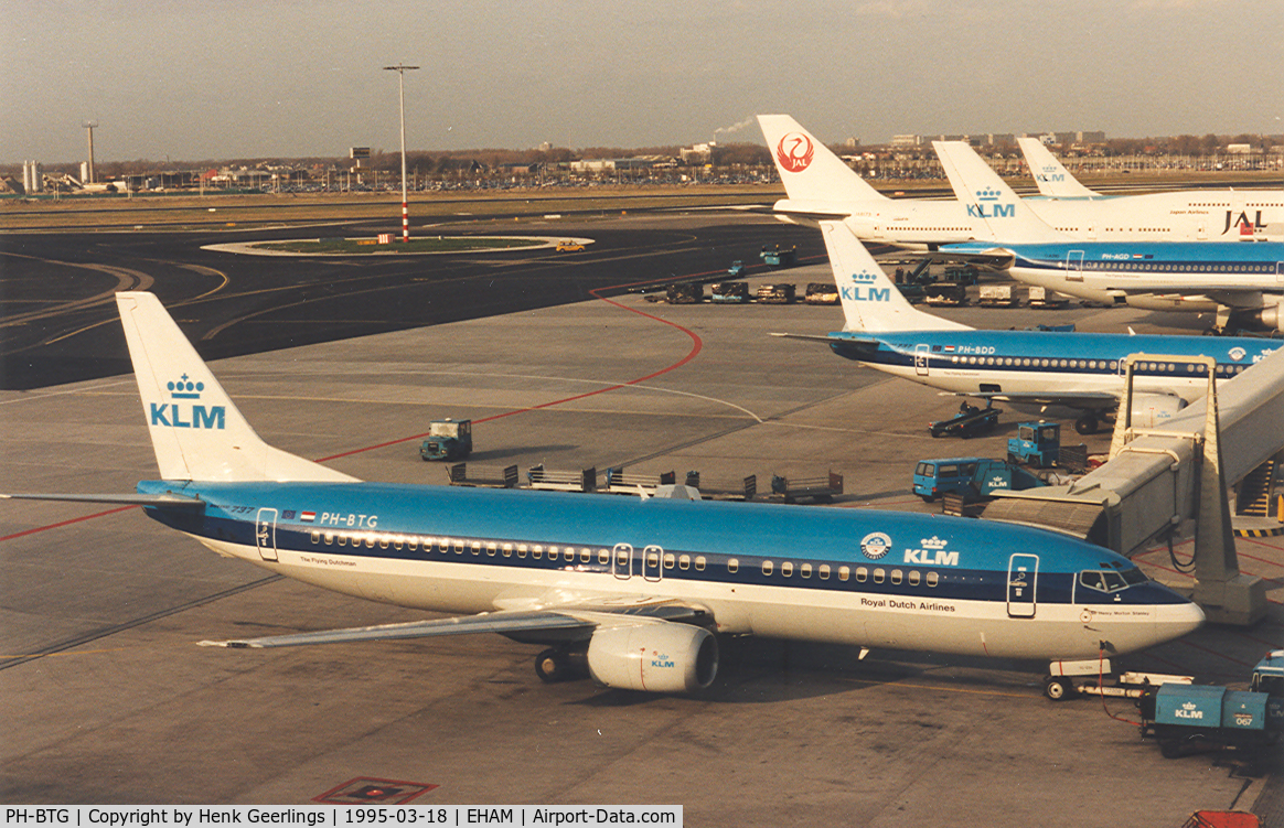 PH-BTG, 1994 Boeing 737-406 C/N 27233, KLM , old colour scheme