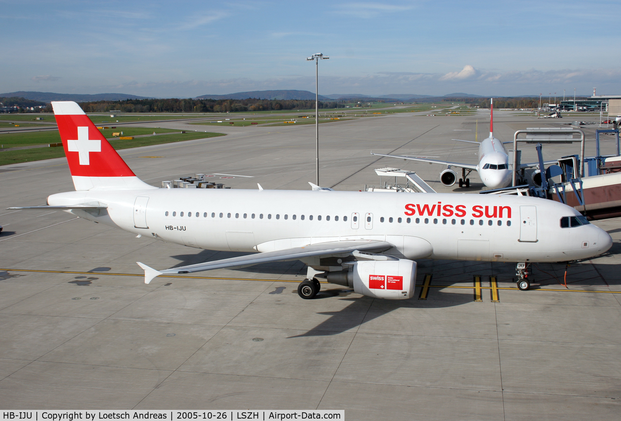 HB-IJU, 2003 Airbus A320-214 C/N 1951, Swiss Sun Charter