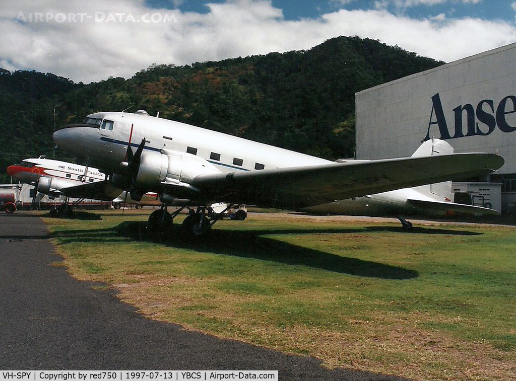 VH-SPY, Douglas C-47B Skytrain C/N 16365 /33113, Photograph by Edwin van Opstal with permission. Scanned from a color print.