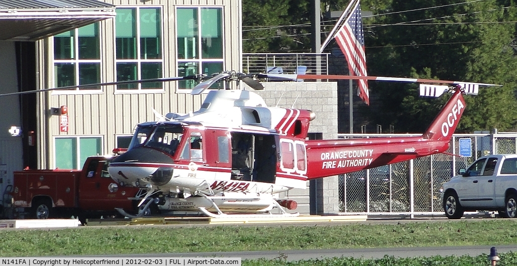 N141FA, 2008 Bell 412EP C/N 36484, Parked waiting for call out