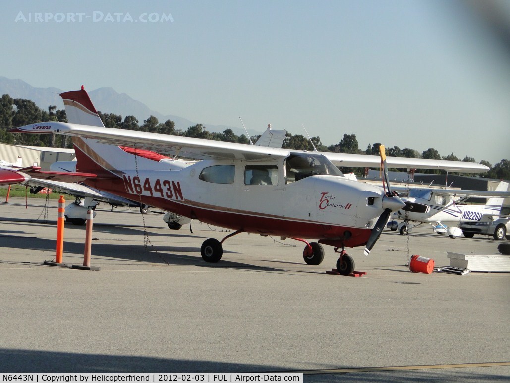 N6443N, 1978 Cessna T210N Turbo Centurion C/N 21063019, Parked on the south west side