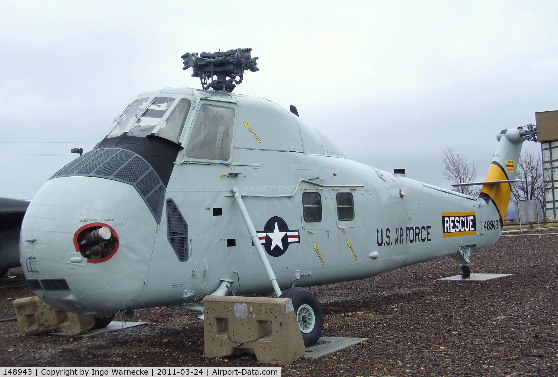 148943, 1958 Sikorsky SH-34J Seabat C/N 58-1327, Sikorsky SH-34J Seabat / HH-34J Choctaw (minus rotors) at the Hill Aerospace Museum, Roy UT