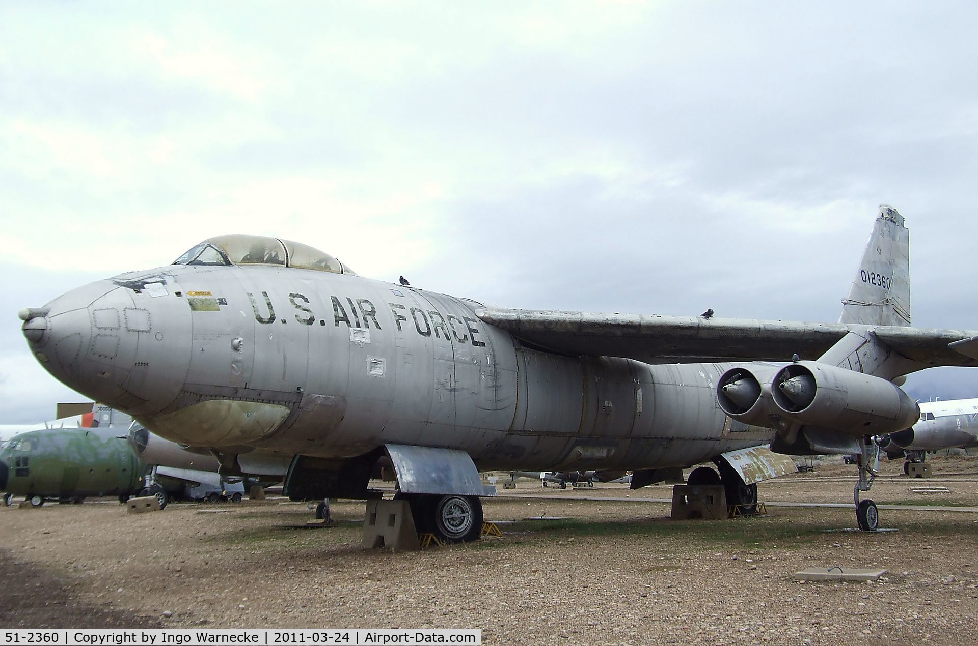 51-2360, Boeing WB-47E-55-BW Stratojet C/N 450413, Boeing WB-47E Stratojet at the Hill Aerospace Museum, Roy UT