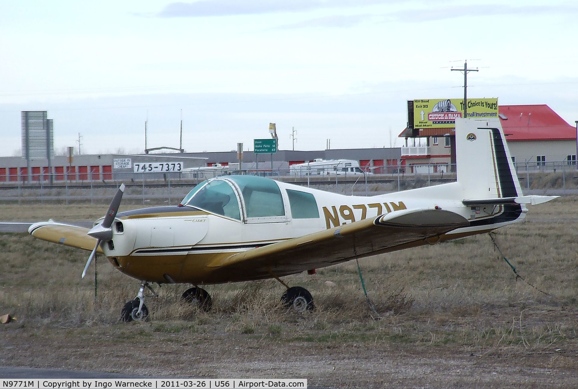 N9771M, 1970 Mooney M10 Cadet C/N 700042, Mooney M.10 Cadet at Rigby-Jefferson County airport, Rigby ID