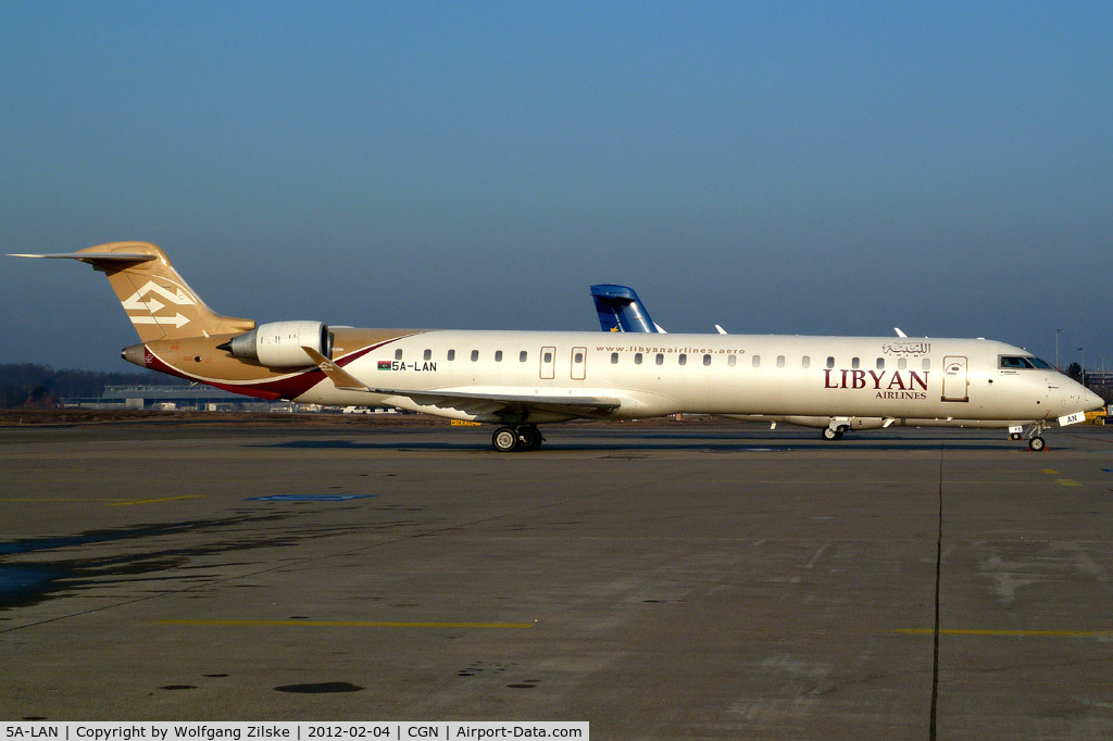 5A-LAN, 2010 Bombardier CRJ-900ER (CL-600-2D24) C/N 15258, visitor