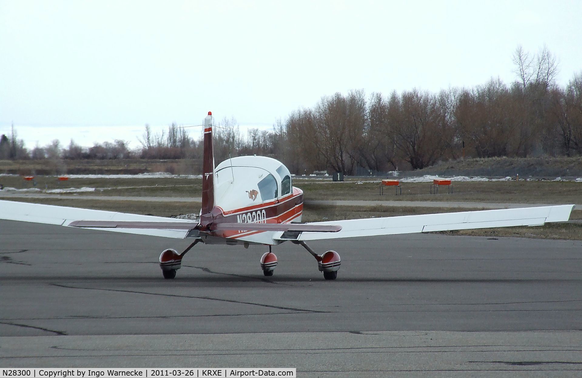 N28300, 1977 Grumman American AA-5B Tiger C/N AA5B0538, Grumman American AA-5B Tiger at Rexburg-Madison County airport, Rexburg ID