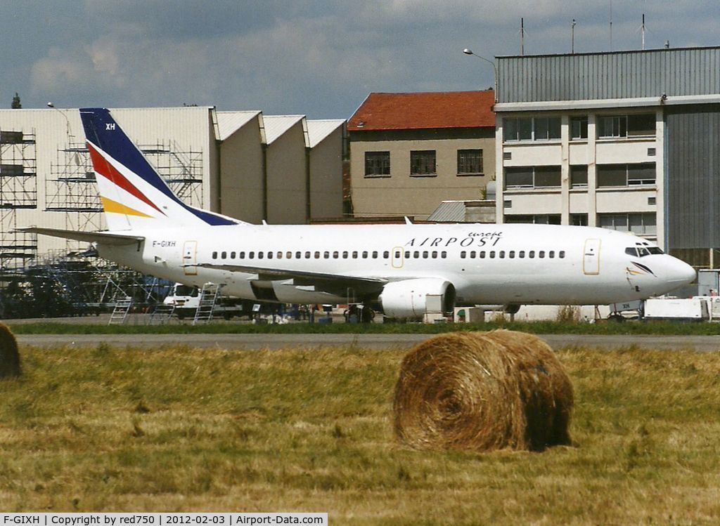 F-GIXH, 1987 Boeing 737-353 C/N 23788, Photograph by Edwin van Opstal with permission. Scanned from a color print.