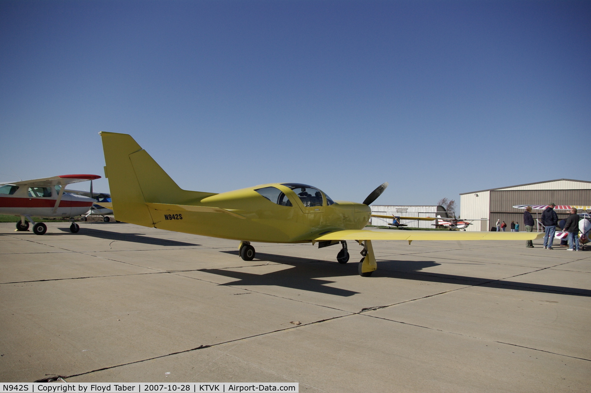 N942S, Stoddard-Hamilton Glasair II SRG C/N 2024, From Osceola to the Centerville fly in