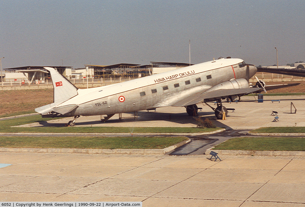6052, 1943 Douglas C-47A Skytrain C/N 13877, THK Aviation Museum , Istanbul  1990