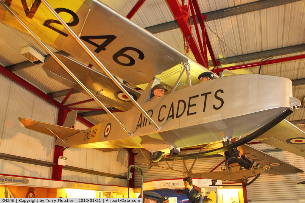 XN246, Slingsby T-31B Cadet TX.3 C/N 1185, At Solent Sky Museum , Southampton