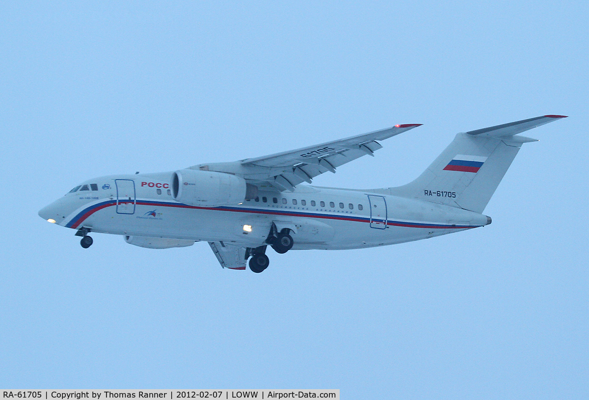 RA-61705, 2010 Antonov An-148-100B C/N 4007, Rossiya Antonov An-148