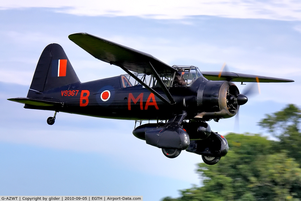 G-AZWT, 1938 Westland Lysander IIIA C/N Y1536, Fast pass!!