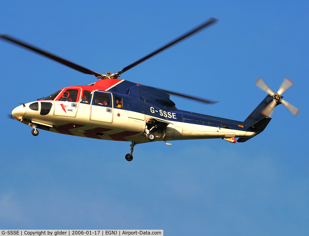 G-SSSE, 1993 Sikorsky S-76C C/N 760417, Safe return from a North Sea Gas Rig!