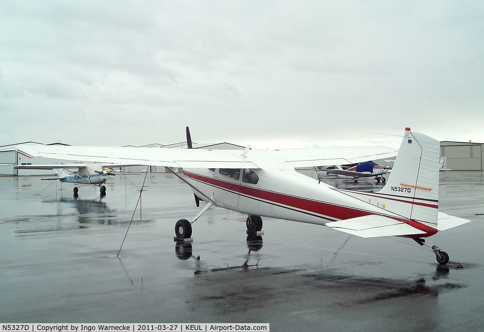 N5327D, 1958 Cessna 180A C/N 50225, Cessna 180A Skywagon at Caldwell Industrial airport, Caldwell ID