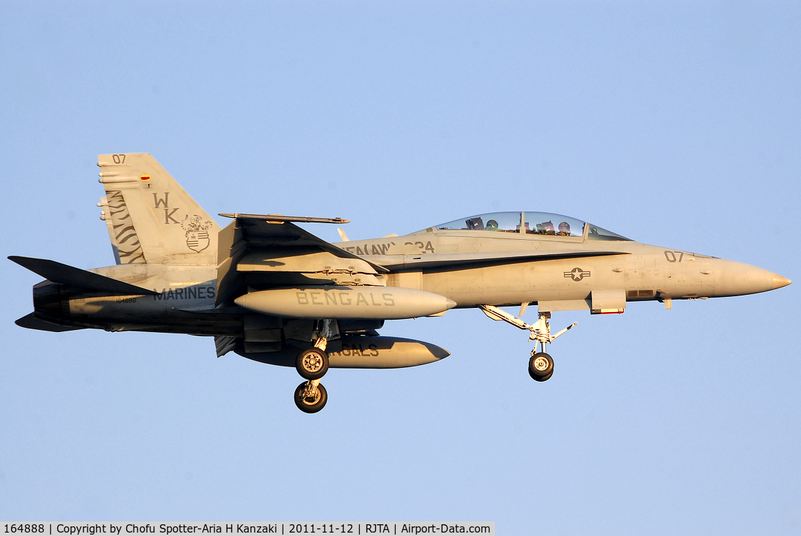 164888, McDonnell Douglas F/A-18D Hornet C/N 1220/D125, NikonD40+TAMRON AF 200-500mm F/5-6.3 LD IF